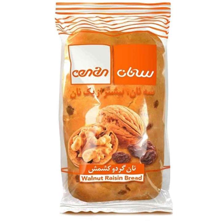 نان گردو کشمش سه نان – 340 گرم